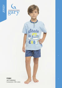 BOY'S PAJAMA M/M P35062 Tellini S.r.l. Wholesale Clothing